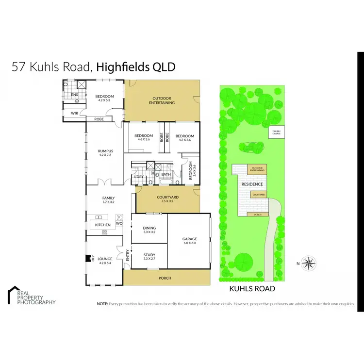 Floorplan of Homely house listing, 57 Kuhls Road, Highfields QLD 4352