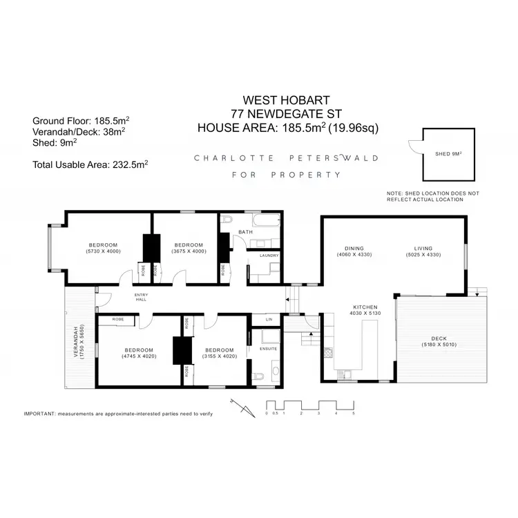 Floorplan of Homely house listing, 77 Newdegate Street, West Hobart TAS 7000