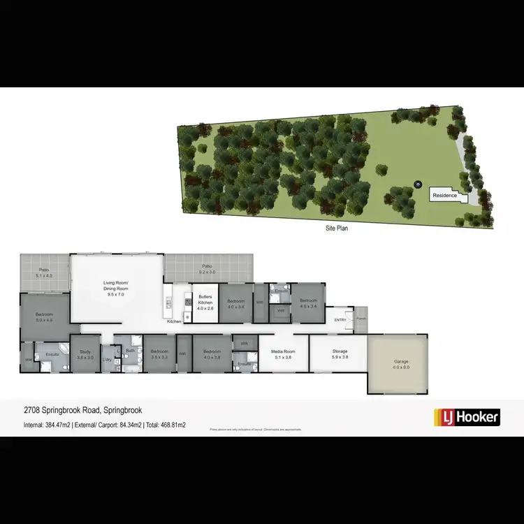 Floorplan of Homely rural property listing, 2708 Springbrook Road, Springbrook QLD 4213