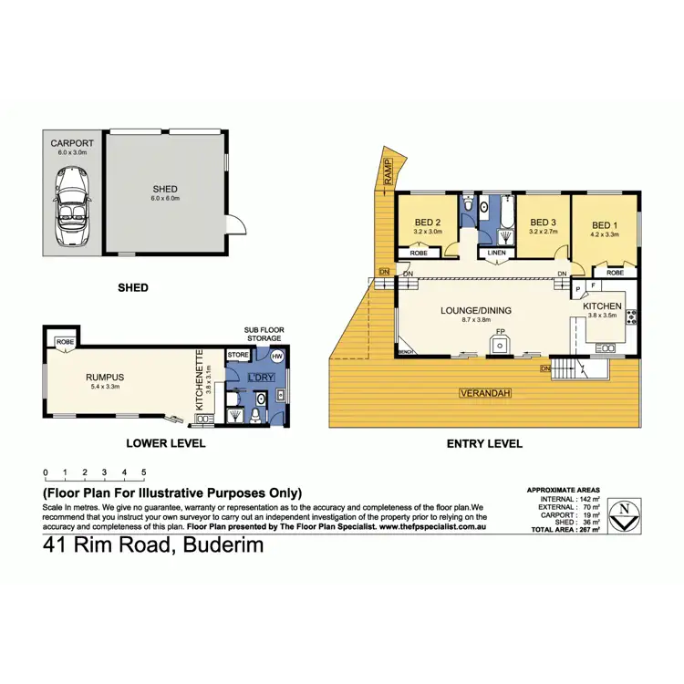 Floorplan of Homely house listing, 41 Rim Road, Buderim QLD 4556