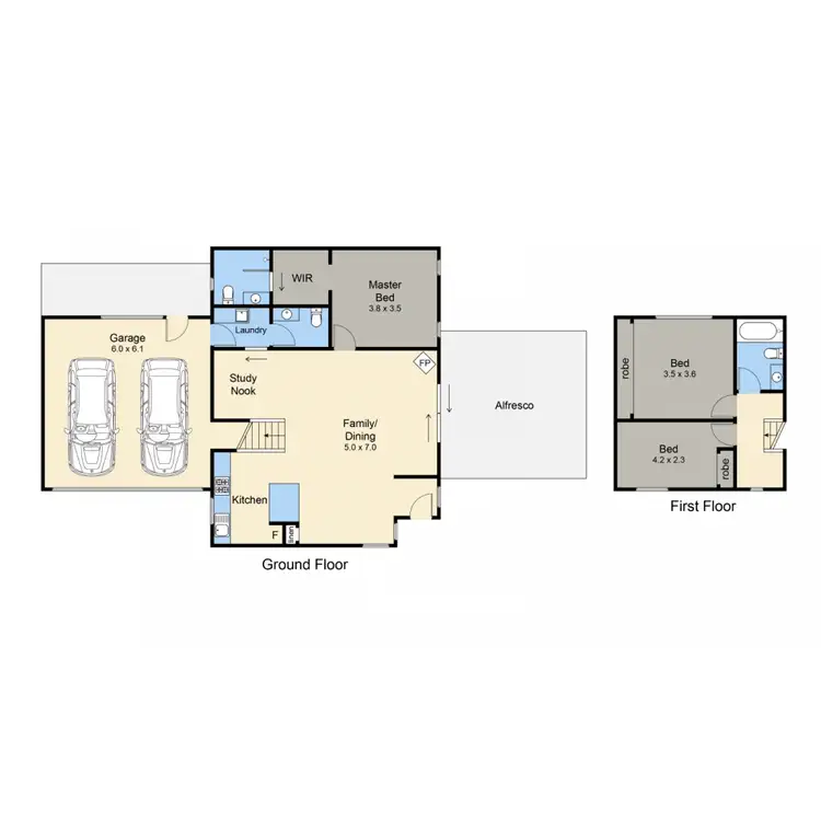 Floorplan of Homely townhouse listing, 4/37 Truemans Road, Capel Sound VIC 3940