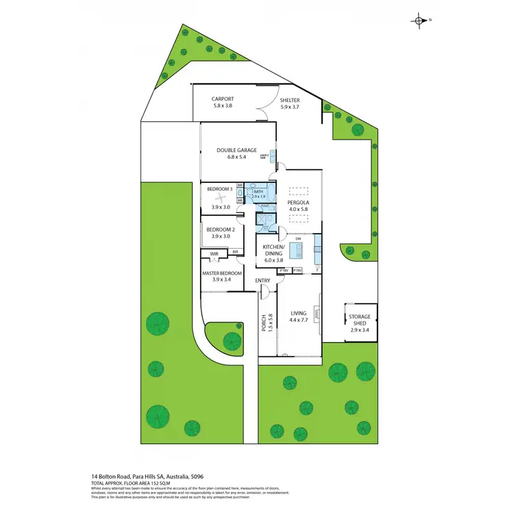 Floorplan of Homely house listing, 14 Bolton Road, Para Hills SA 5096