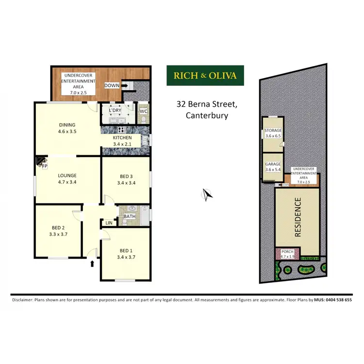 Floorplan of Homely house listing, 32 Berna Street, Canterbury NSW 2193