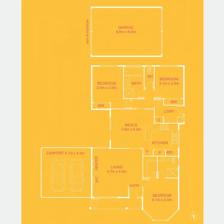 Floorplan of Homely house listing, 9 Taminga Mews, St Albans Park VIC 3219
