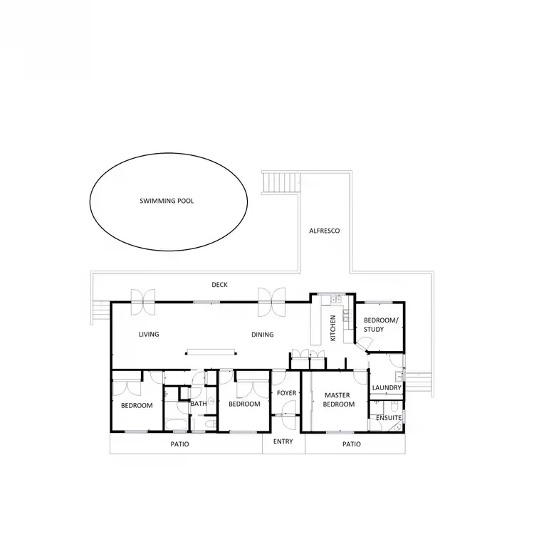 Floorplan of Homely house listing, 10 Eltham Court, Wodonga VIC 3690