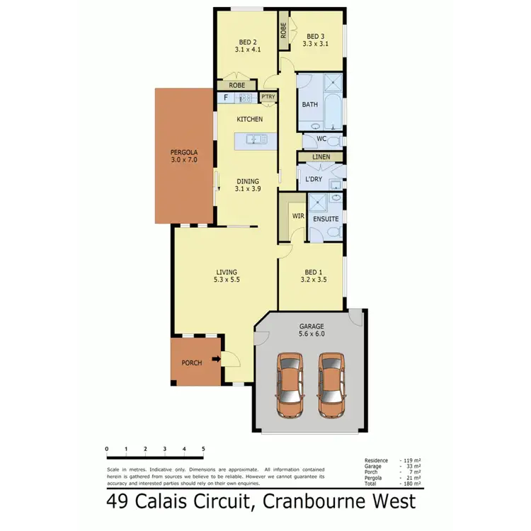 Floorplan of Homely house listing, 49 Calais Circuit, Cranbourne West VIC 3977