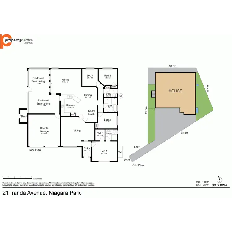 Floorplan of Homely house listing, 21 Iranda Avenue, Niagara Park NSW 2250