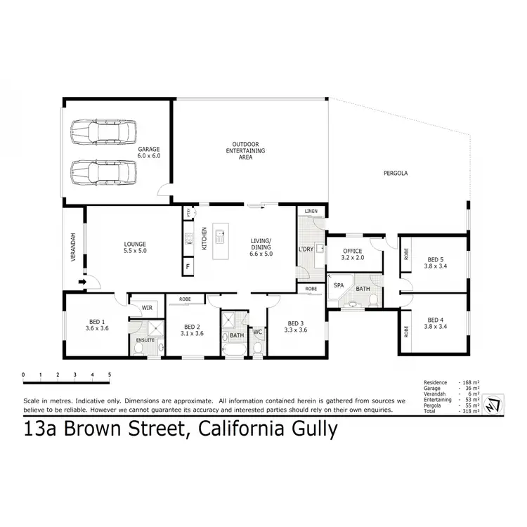 Floorplan of Homely house listing, 13A Brown Street, California Gully VIC 3556