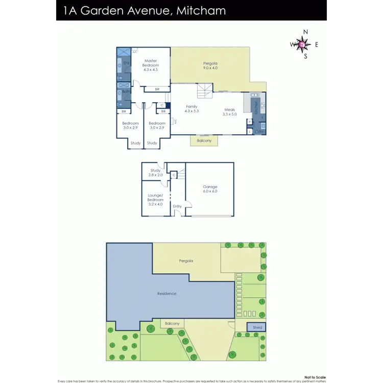 Floorplan of Homely house listing, 1A Garden Avenue, Mitcham VIC 3132