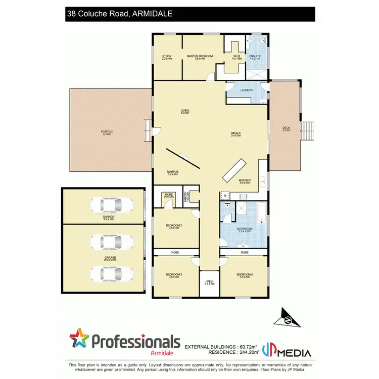 Floorplan of Homely house listing, 38 Coluche Road, Armidale NSW 2350