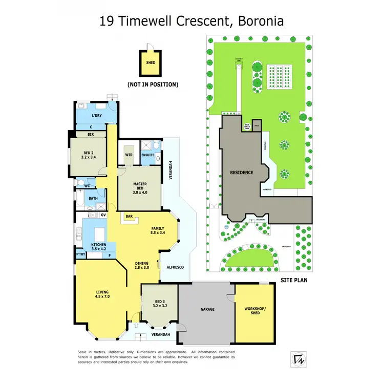 Floorplan of Homely house listing, 19 Timewell Crescent, Boronia VIC 3155
