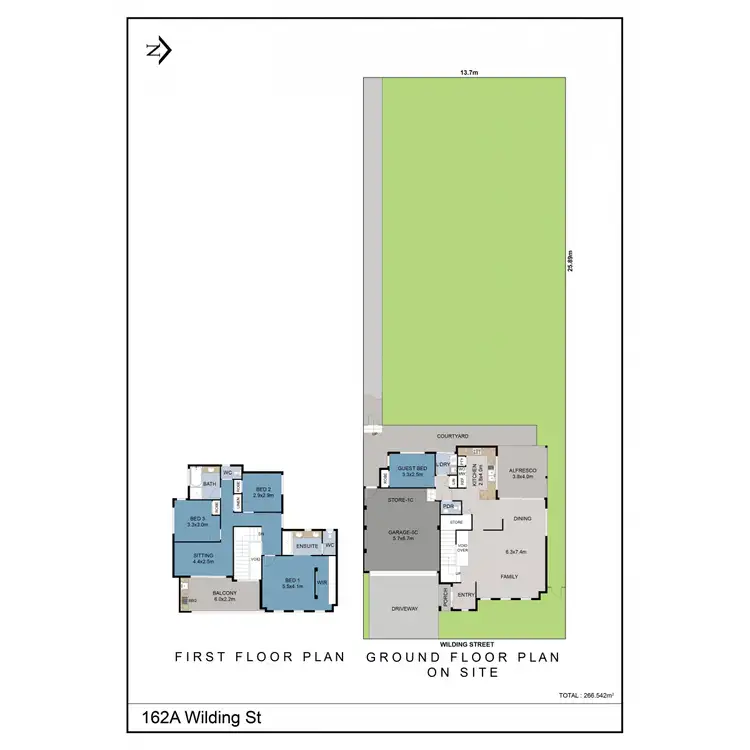 Floorplan of Homely house listing, 162a Wilding Street, Doubleview WA 6018