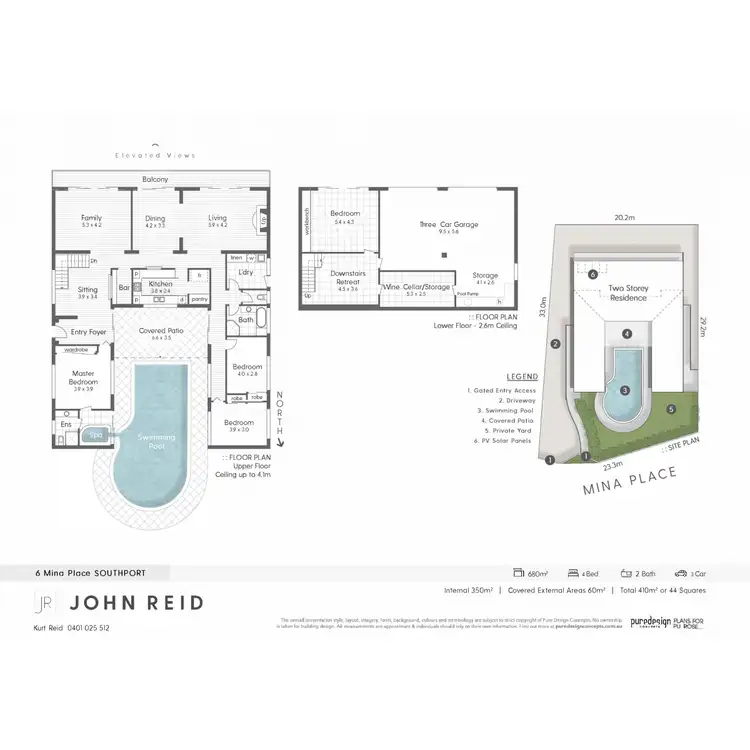 Floorplan of Homely house listing, 6 Mina Place, Southport QLD 4215