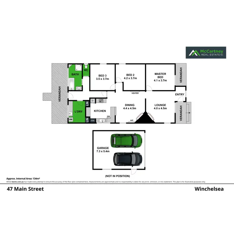 Floorplan of Homely house listing, 47 Main Street, Winchelsea VIC 3241