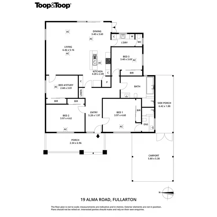 Floorplan of Homely house listing, 19 Alma Road, Fullarton SA 5063