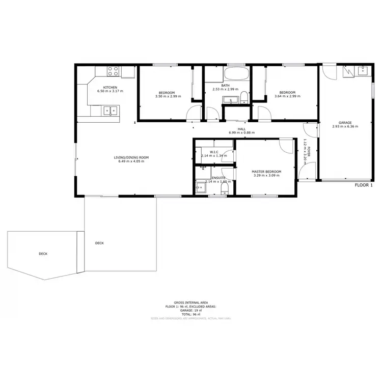 Floorplan of Homely house listing, 8 Harmsworth Road, Oakdowns TAS 7019