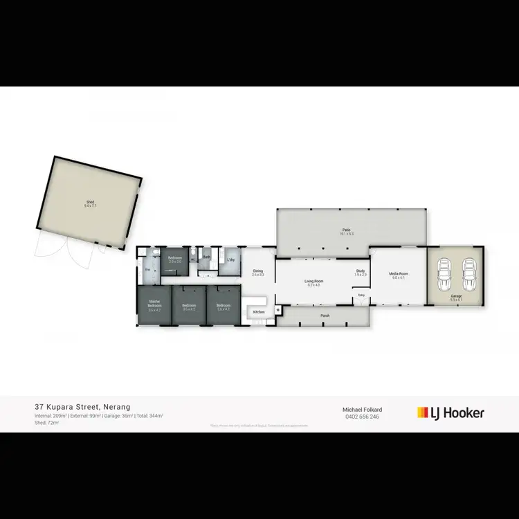 Floorplan of Homely house listing, 37 Kupara Street, Nerang QLD 4211