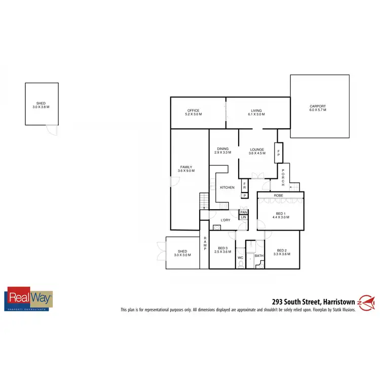 Floorplan of Homely house listing, 293 South Street, Harristown QLD 4350