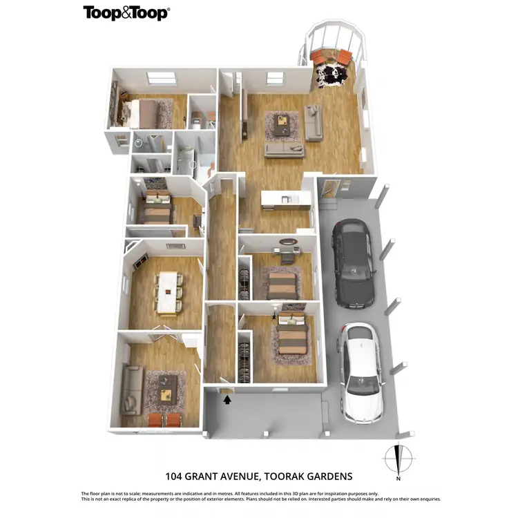 Floorplan of Homely house listing, 104 Grant Avenue, Toorak Gardens SA 5065