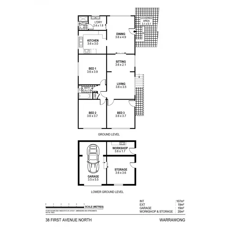 Floorplan of Homely house listing, 38 First Avenue North, Warrawong NSW 2502