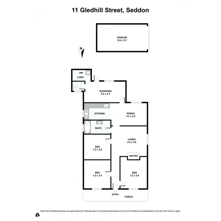 Floorplan of Homely house listing, 11 Gledhill Street, Seddon VIC 3011