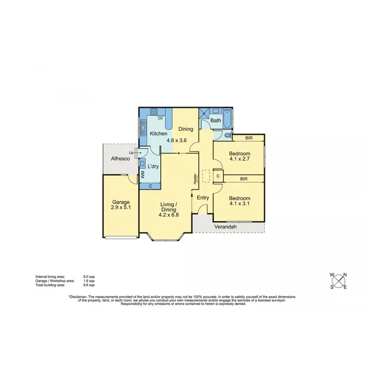 Floorplan of Homely unit listing, 2/9 Pitt Street, Mornington VIC 3931