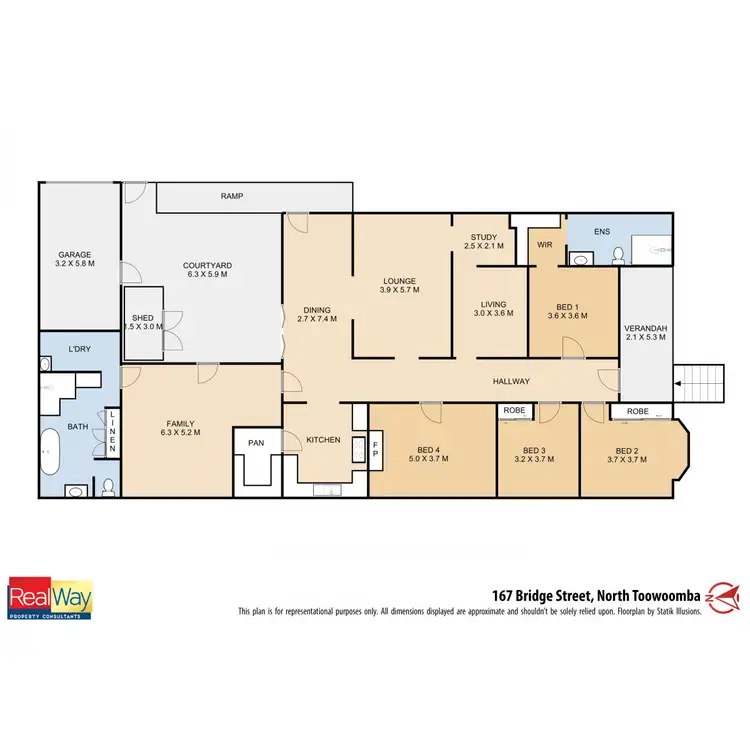 Floorplan of Homely house listing, 167 Bridge Street, North Toowoomba QLD 4350