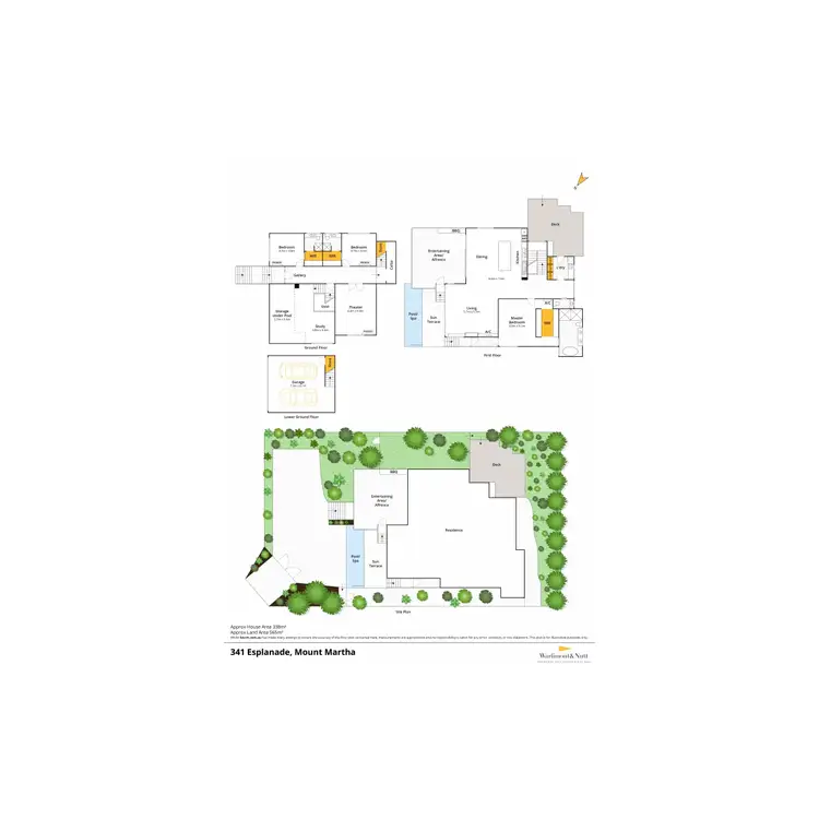 Floorplan of Homely house listing, 341 Esplanade, Mount Martha VIC 3934