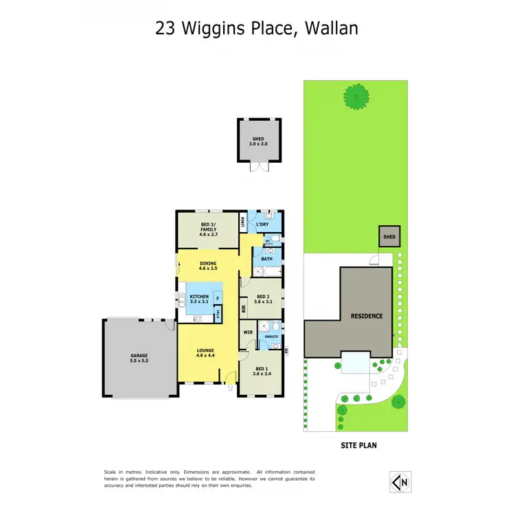 Floorplan of Homely house listing, 23 Wiggins Place, Wallan VIC 3756