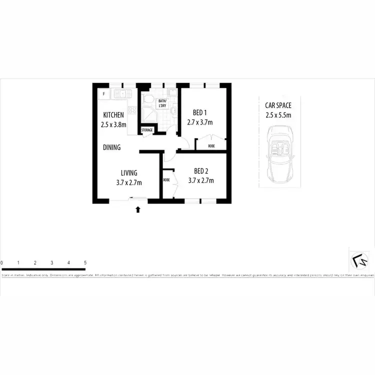 Floorplan of Homely apartment listing, 3/26 Cronin Avenue, Main Beach QLD 4217
