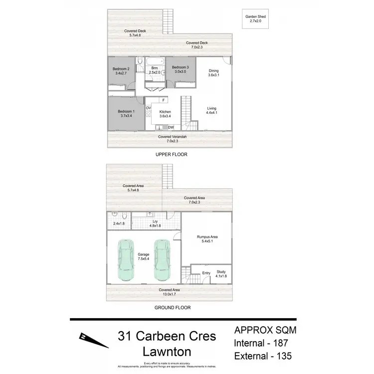 Floorplan of Homely house listing, 31 Carbeen Crescent, Lawnton QLD 4501