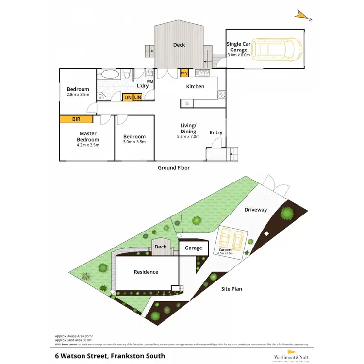 Floorplan of Homely house listing, 6 Watson Street, Frankston South VIC 3199