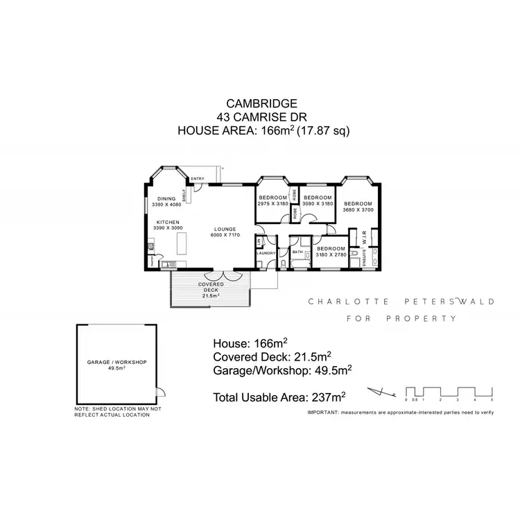 Floorplan of Homely house listing, 43 Camrise Drive, Cambridge TAS 7170