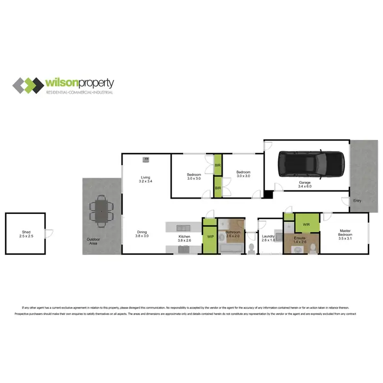 Floorplan of Homely house listing, 34 McNulty Drive, Traralgon VIC 3844