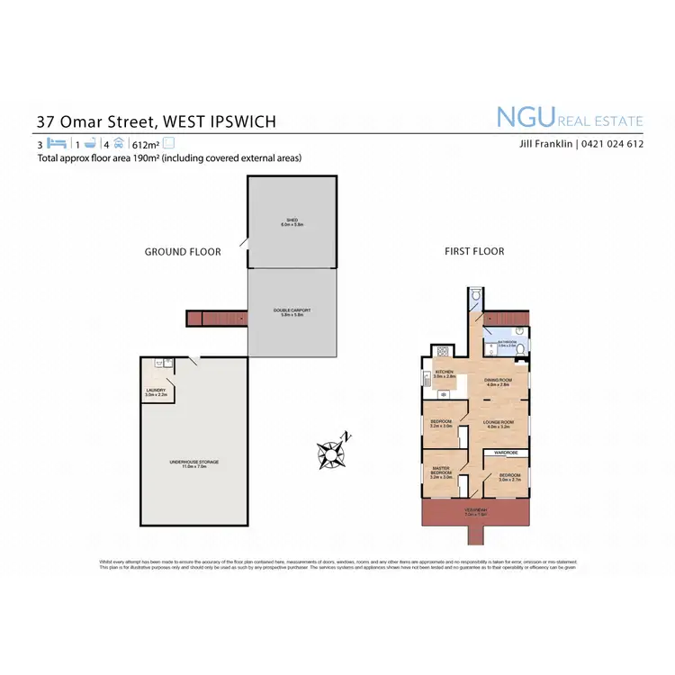 Floorplan of Homely house listing, 37 Omar Street, West Ipswich QLD 4305