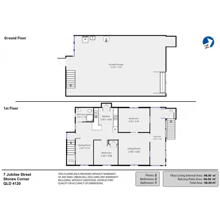 Floorplan of Homely house listing, 7 Jubilee Street, Stones Corner QLD 4120