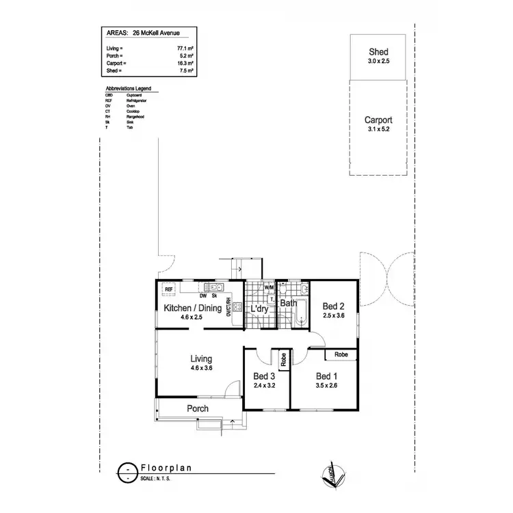 Floorplan of Homely house listing, 26 McKell Avenue, Mount Austin NSW 2650