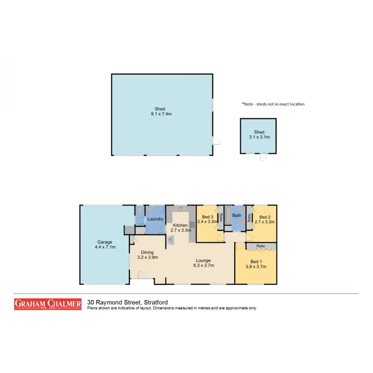 Floorplan of Homely house listing, 30 Raymond Street, Stratford VIC 3862