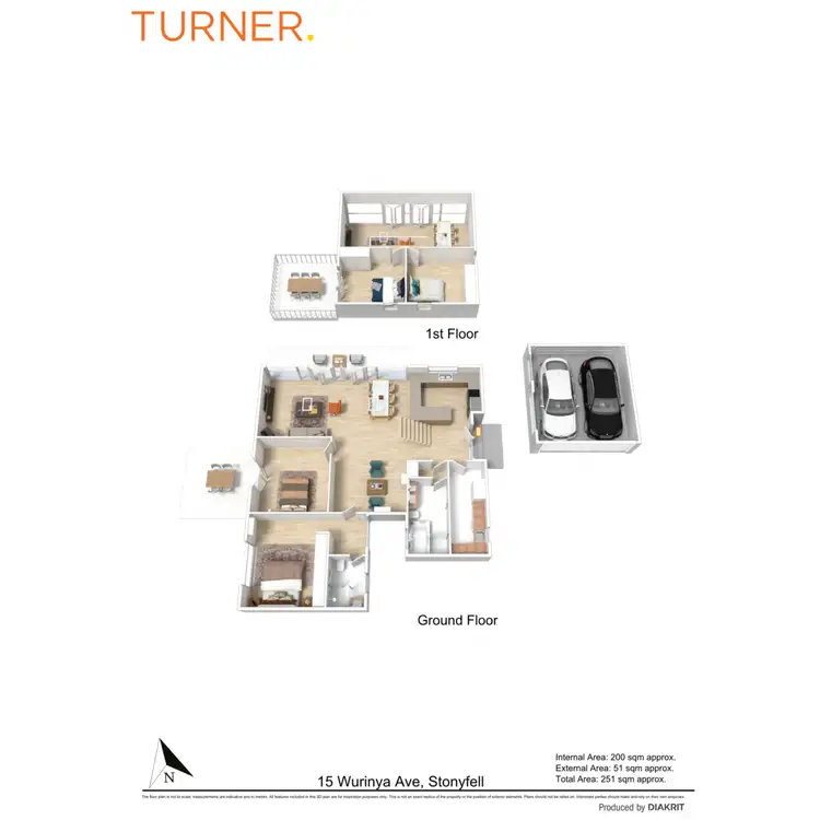 Floorplan of Homely house listing, 15 Wurinya Avenue, Stonyfell SA 5066