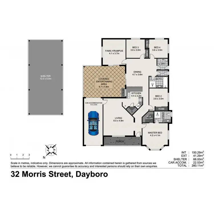 Floorplan of Homely house listing, 32-34 Morris Street, Dayboro QLD 4521