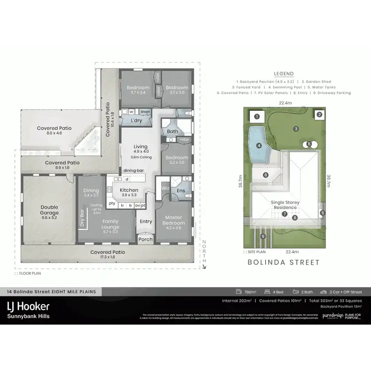 Floorplan of Homely house listing, 14 Bolinda Street, Eight Mile Plains QLD 4113