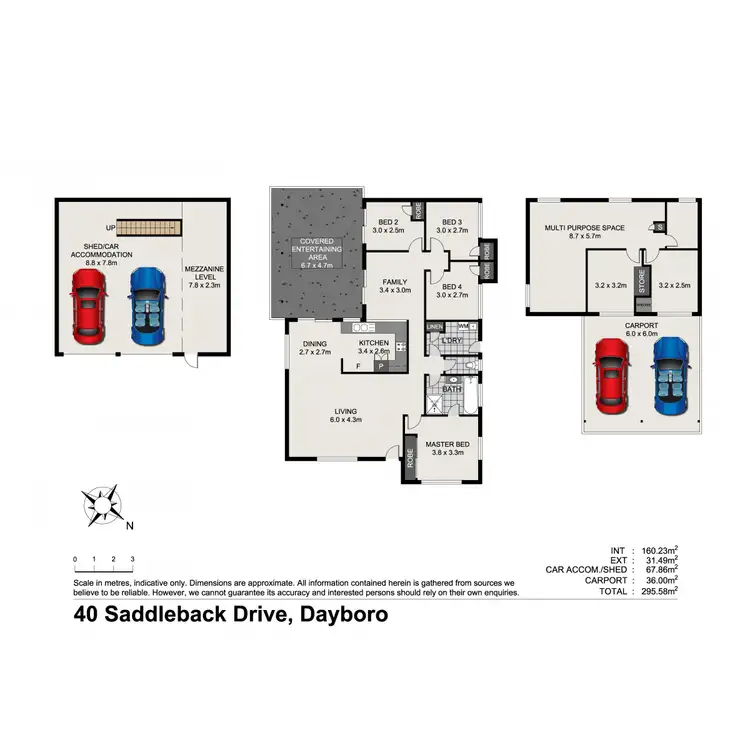 Floorplan of Homely house listing, 40 Saddleback Drive, Dayboro QLD 4521