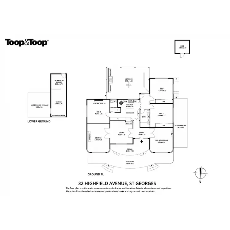 Floorplan of Homely house listing, 32 Highfield Avenue, St Georges SA 5064