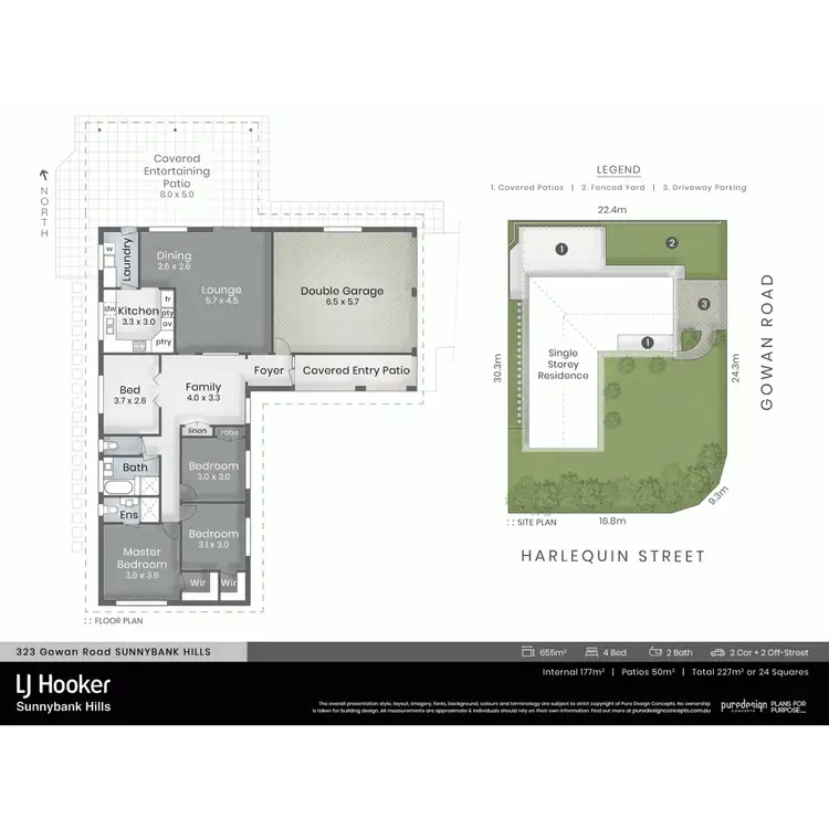 Floorplan of Homely house listing, 323 Gowan Road, Sunnybank Hills QLD 4109