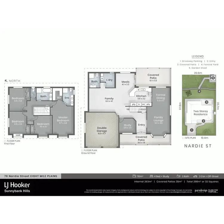 Floorplan of Homely house listing, 76 Nardie Street, Eight Mile Plains QLD 4113