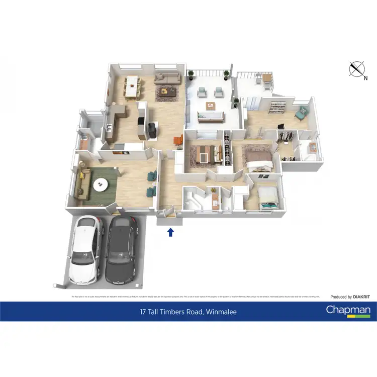 Floorplan of Homely house listing, 17 Tall Timbers Road, Winmalee NSW 2777