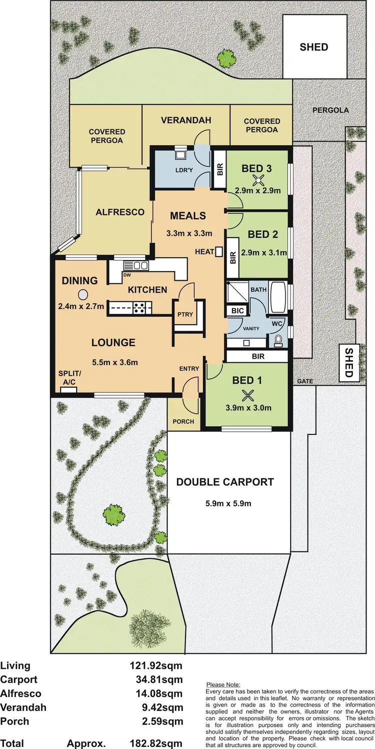 Floorplan of Homely house listing, 22 Strathisla Court, Modbury Heights SA 5092