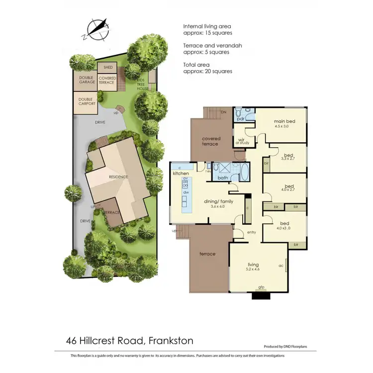 Floorplan of Homely house listing, 46 Hillcrest Road, Frankston VIC 3199