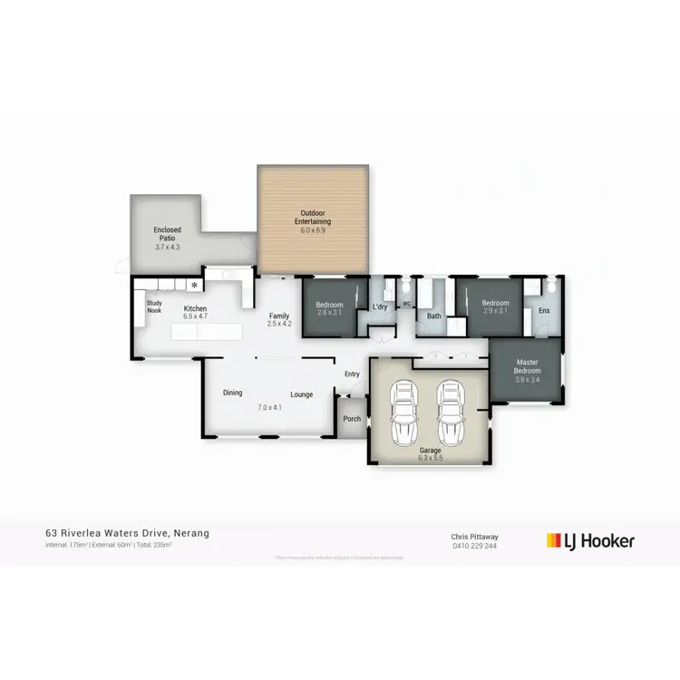 Floorplan of Homely house listing, 63 Riverlea Waters Drive, Nerang QLD 4211