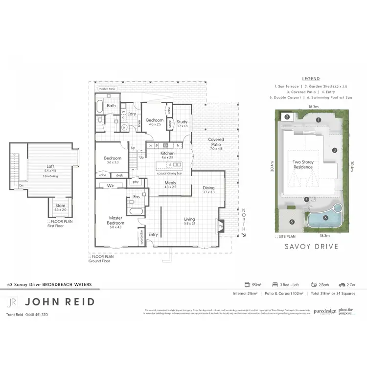 Floorplan of Homely house listing, 53 Savoy Drive, Broadbeach Waters QLD 4218
